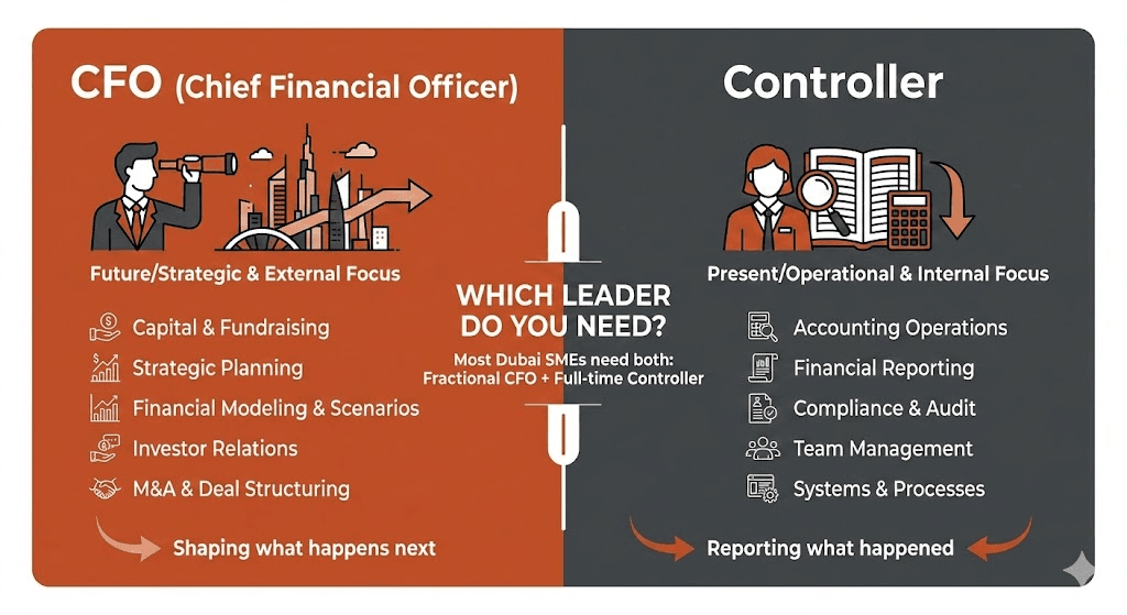 Finance Controller Vs. CFO