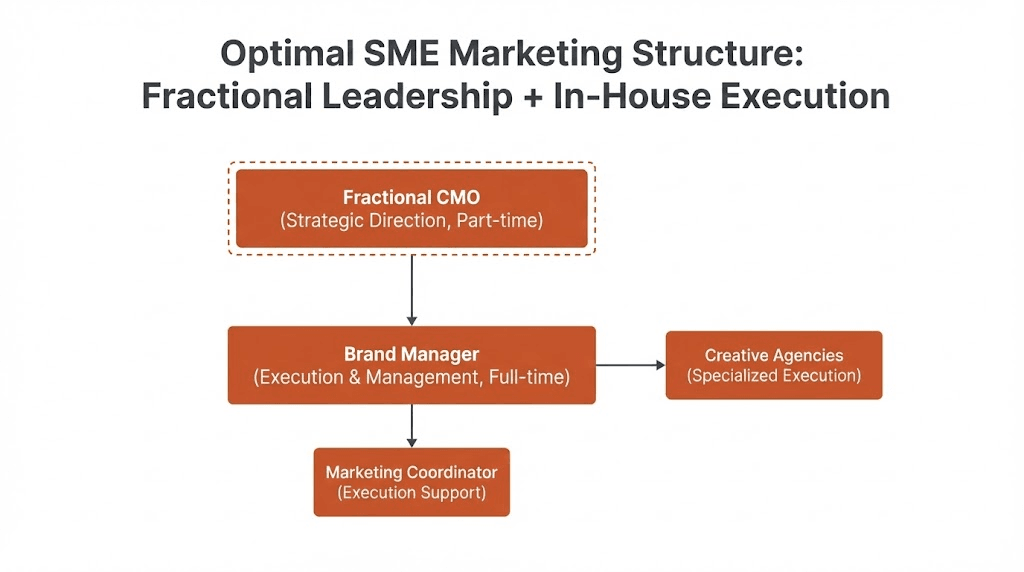 Structure of Brand Manager and Fractional CMO